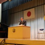 大田区立大森第六中学校に「被爆アオギリ二世」を寄贈し、植樹をおこないました。
