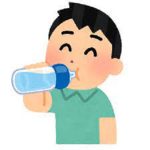 健康のために水を飲もう！